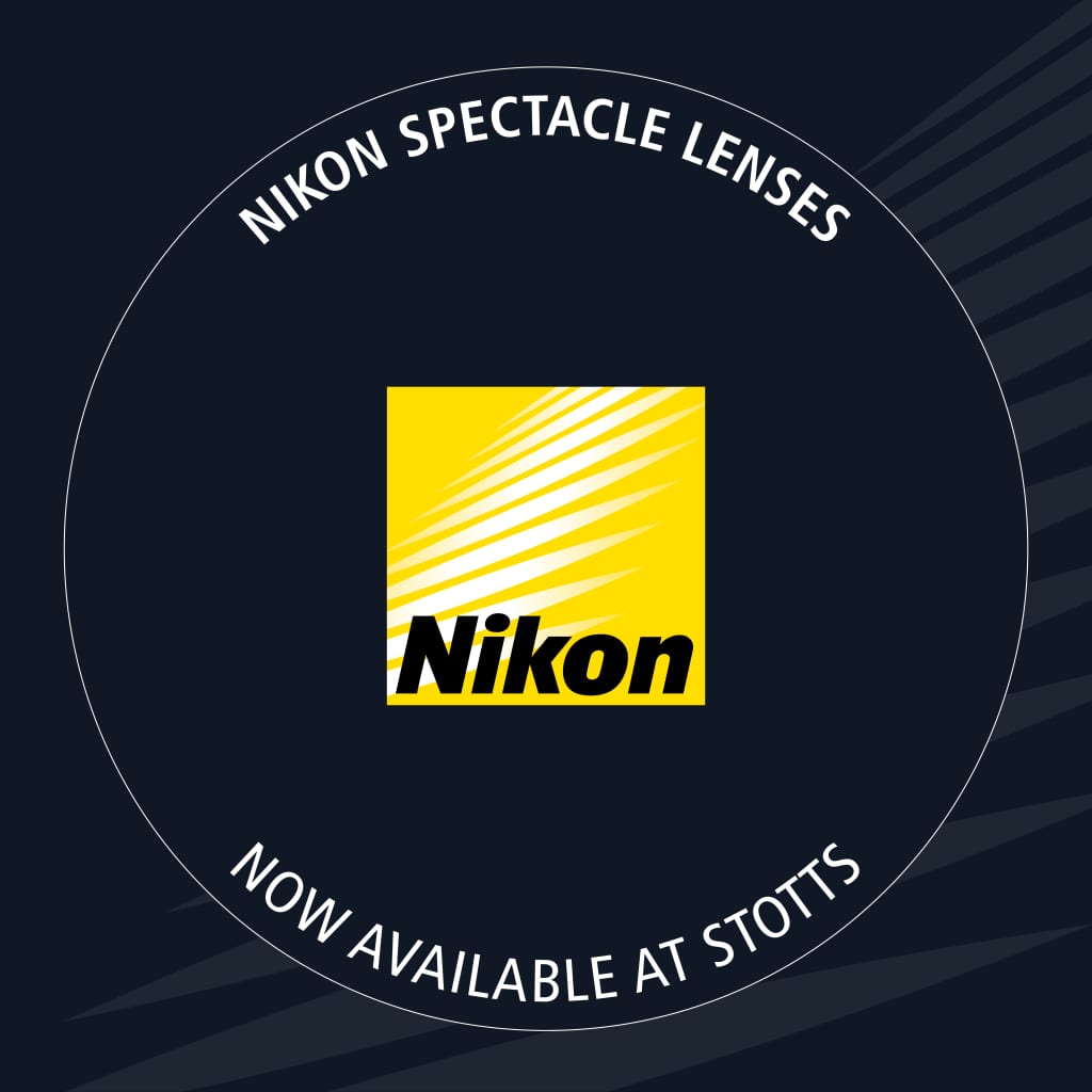 Nikon spectacle lenses, now available at STOTTS.