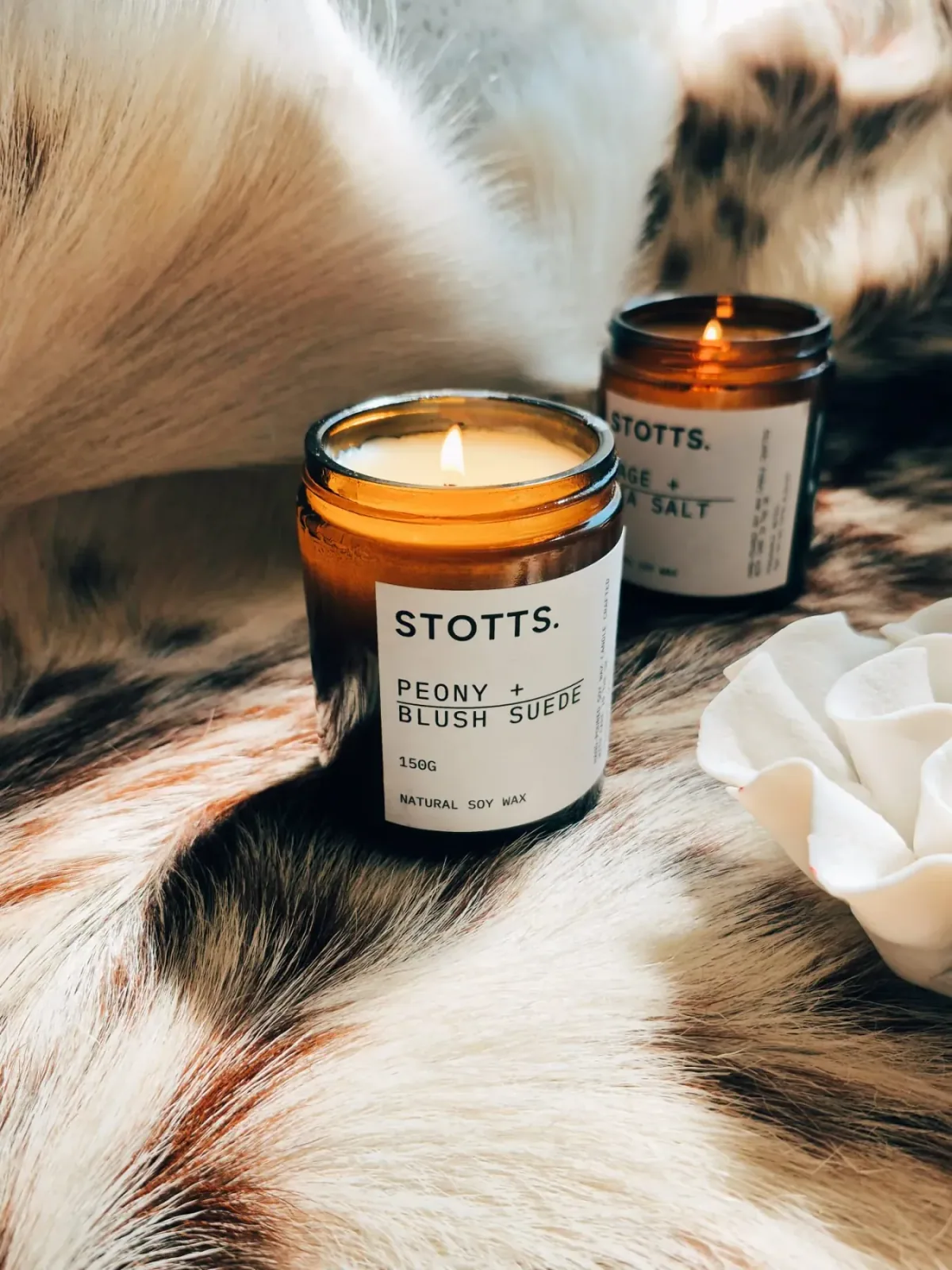 Two candles together